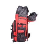 Aqsa R48 Stylish Trekking Bag (Black and Red)